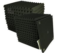 48 Pack 12"X 12"X1" Acoustic Panels Studio Soundproofing Foam Wedge Tiles,