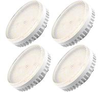 48 Pack 9W GX53 LED Cabinet Light Bulbs 2835 9W GX53 Die-cast Aluminum Warm White 4pcs