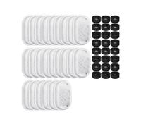 48 Pack Cat Water Fountain Filters,Cat Fountain Replacement Filters for Adjustable Water Flow Pet Water Fountain