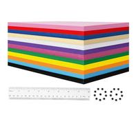 48 Pack EVA Foam Sheets, 11.8" x 7.87", 2mm Thick Foam Paper, Assorted 12 Colors for Arts and Crafts, Perfect for Kids Art Projects and Cosplay