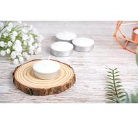 48 Pack Of White Unscented Tealight Candles