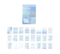 48-Page Sticker Book Study Note Taking with Bright Color 48-Page for Students Professional Hand Account Note