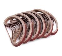 48 PCS 1/2 x 18 Sanding Belts, 1/2x18 Aluminum Oxide Sanding Belts for Mini Air Belt Sander, 8 Each of 40,60,80,120,180,240 Grit