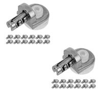 48 Pcs Cabinet Shelf Pegs, Zinc Alloy 2.3x1.5x1.2cm | Seven Shaped Design, Anti Slip Cushioning, for Shelves and Wooden Panels in Cabinet Repair