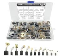 48 Pcs Carbon Motor Brushes, 12 Sizes Carbon Brushes For Electric Motors Replacement, For Hand Drill, Blower, Blender, Power Tool, Circular Saw