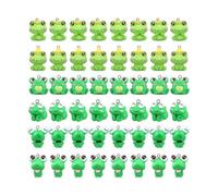 48 Pcs Frog Charms For Jewelry Making Bulk Cute Animal Pendants Green Frog Keychain Charms Small Jewelry Making Charms