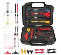 48 PCS Multimeter Test Leads Kit, Electrical Multimeter Test leads Automotive Circuit Test Cable with Alligator Clip,Terminals, Test Probes, Professional Car Diagnostic Tool