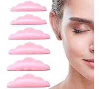 48 Pcs Silicone Curler Pad Eyelash Lift Tools Soft Raise Eyelashes Rods Silicone Eyelash Pads Silicone Eyelash Perming Curler Pads for Eyelashes Makeup Tool for Lash Perm Kit (Pink 3Size)