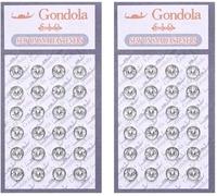 48 Pcs Silver Metal Fastener Mini Sewing Sew-on Snap Press Studs Button for DIY Doll Clothes, Clothing Sewing Accessories (6mm)