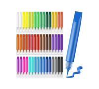 48 Pcs Suncatcher Paint Pens for Kids Stained Glass Window Art Paint Pens Suncatcher Paint Crafts Sets for Kids