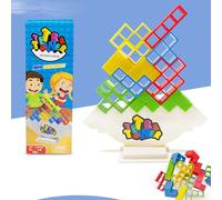 48 Pcs Tetra Tower Balance Stacking Blocks Game, Board Games