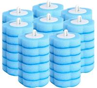 48 Pcs Toilet Wand Replacement Heads, Disposable Toilet Brush Heads, Toilet Wand Disposable Refill Heads, Disposable Replacement Head (Blue)