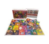 48-Piece Alphabet Jigsaw Puzzle for 4-5 Year Olds - Educational Learning Toy for Kids - Fun & Interactive Puzzle to Teach Letters and Simple Words - 46cm x 30.5cm (18" x 12") - Perfect for Pre-schoole