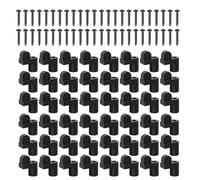 48 Pieces 9.5 mm Replacement Clips for Door Panels - Window Clips to Fix the Netting, for Apartment Home Office Bedroom Living Room Repair