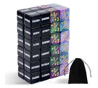 48 Pieces Abilities Keywords Counter Dice,MTG Life Counter 1/+1,Creature Stats Buff Tokens Dice,MTG Dice Set for MTG, TCG, Card Games Accessories