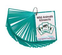 48 Pieces Animal Teaching Cards, Cognitive Ability Learning Aids, Children's Gifts, Educational Toys for Kids