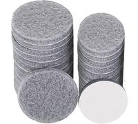 48 Pieces Furniture Pads Round Thick Self-adhesive Chair Pads Heavy Duty Felt Pads for Chair Legs Cuttable Bottom of Chair Pads Anti-slip Floor Protector Pads for Furniture Feet and Floor, Grey