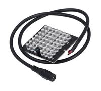 48 Pieces Ir LED Light Board, Automatic Sensing Night Vision Auxiliary Light 940nm LED Ir Infrared Board Module Light for Cctv Security Camera
