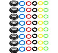 48 Pieces O-Ring Power Pressure Washer Kit 6 Sizes Sealing Stainless Steel Filter for Power Pressure Washers, Pump, Hose, Gun, Wand and Lance