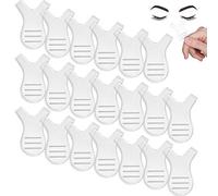 48 Pieces Y Shape Eyelash Brush Lash Perm Lift Brush Makeup Beauty Tool for Lash Grafting Eyelash Extension Cleanup Supplies (Transparent)