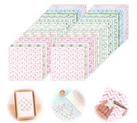 48 Sheets Scrapbook Paper Double Sided 12×12 Inch Flower Patterned Cardstock Paper Pads Vintage Floral Decorative Craft for Card Making Picture Art Collage Scrapbooking Photo Album Junk Journals Decor