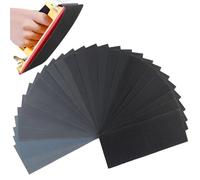 48 Sheets Wet and Dry Sandpaper, 120 to 7000 Grit Assorted Sandpaper, Sanding Paper for Wood, Walls, Metal, Jewel, High Grit Sand Paper for Surface Polishing