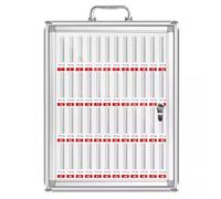 48 Slots Cell Phone Storage Box with Lock - Secure Employee Cell Phone Locker for School & Office - Ideal for nizing Devices and Enhancing Productivity