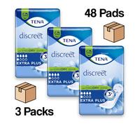 48 Tena Lady EXTRA PLUS Discreet Incontinence Pad Absorbent Ladies Pads 3x16