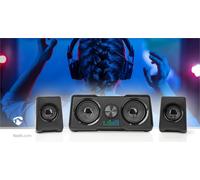 Nedis Gaming Speaker Black m. Subwoofer