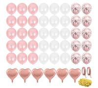 48 Wedding Balloon Sets, 1 Pack Balloon Sequins Latex Balloons Party Decoration Balloons Photo Balloon Props