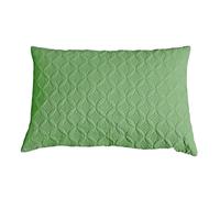 Homescapes Ultrasonic Quilted Embossed Cushion Cover in Green | Size: 50 cm x 75 cm Homescapes Green 50 cm x 75 cm