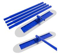 48" x 8" Stainless Steel Bull Float Kit with 4 Interchangeable Handles | Essential Concrete Tool for Smooth Finishing & Professional Results
