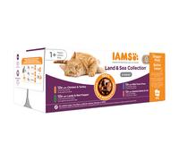 Iams Delights Land and Sea Collection in Jelly Cat Food Pack of 48 x 85g
