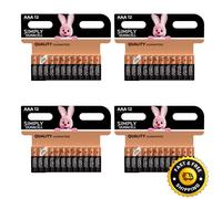 48 X Duracell AAA Batteries Simply, Alkaline LR03, 10 Year Warranty, Long Expiry