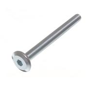 48 x Furniture Bolt M6 x 60MM ZP Long Cot Bed Connecting Screw Allen Head