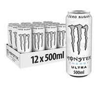48 x Monster Energy Drink ULTRA WHITE Cans (48 x0,5L) Sugar Free