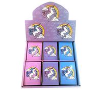 48 x Rainbow Unicorn Small Notepads. 4 Designs. Great Class Gifts, End of Term Gifts or Party Bag Fillers. Low Cost Bulk Stationery