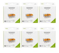 48 x WAGO 221-613 3 Way Connectors Junction Box Electrical Reusable Wire Lever