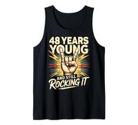 48 Years and Still Rocking It 55th Birthday Funny Tank Top