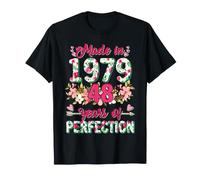48 Years Old Gifts Women 48th Birthday Made in 1979 T-Shirt