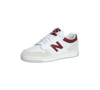 480 Leather Trainers White/Burgundy 7 UK