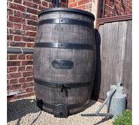 480 Litre Water Butt Barrel - Oak Effect - FREE UK P&P