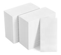 [480 Pack] FOCUSLINE Disposable Bathroom Napkins, Linen-Feel Guest Towels, Soft and Absorbent Disposable Paper Hand Towels for Dinner, Wedding Event, Parties, White