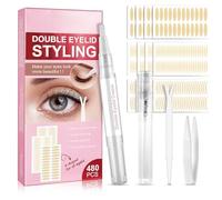 480 pcs - Invisible Lash Tape & Eyeshadow Tape,Eyelid Lift Strips,Double Eyelid Styling Tape for Hooded Eyes,Easy to Use Eye Lid Lift for Hooded Eyes,Skin-Friendly,Long-Lasting & Waterproof