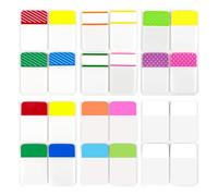 480 Pcs Sticky Notes, 6 Style Page Marker Index Tabs, Book Tabs, Notes Tabs, Annotation Tabs, Colored Page Markers Labels for School and Office, Self-Adhesive Sticky Notes for Marking and Bookmarks