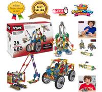 480-Piece Engineering Toolkit - Ultimate Building Set for Children Ages 7+