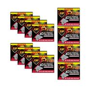 480 Zip Firelighters All purpose Fire Starter Cubes Open Fire Pit BBQ