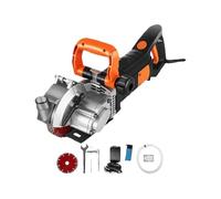4800W Wall Chaser Concrete Brick Cutter 5000RPM Electric Seamless Groove Slotter 133mm Circular Saw Blades Power Tools Sturdy Construction
