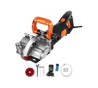 4800W Wall Chaser Concrete Brick Cutter 5000RPM Electric Seamless Groove Slotter 133mm Circular Saw Blades Power Tools