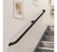 480cm Wrought Iron Stairs Indoor/Outdoor Industrial Ladders Attic Guardrails for Elderly & Kids Safe ils for Home & Garden Use